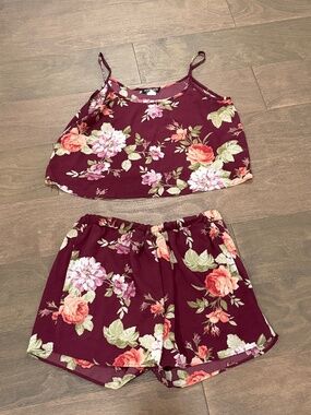 FASHION NOVA crop top set